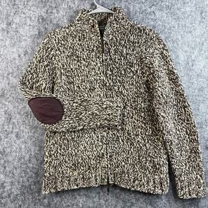 Marsh Landing Women's Sweater Petite Large Full Zip